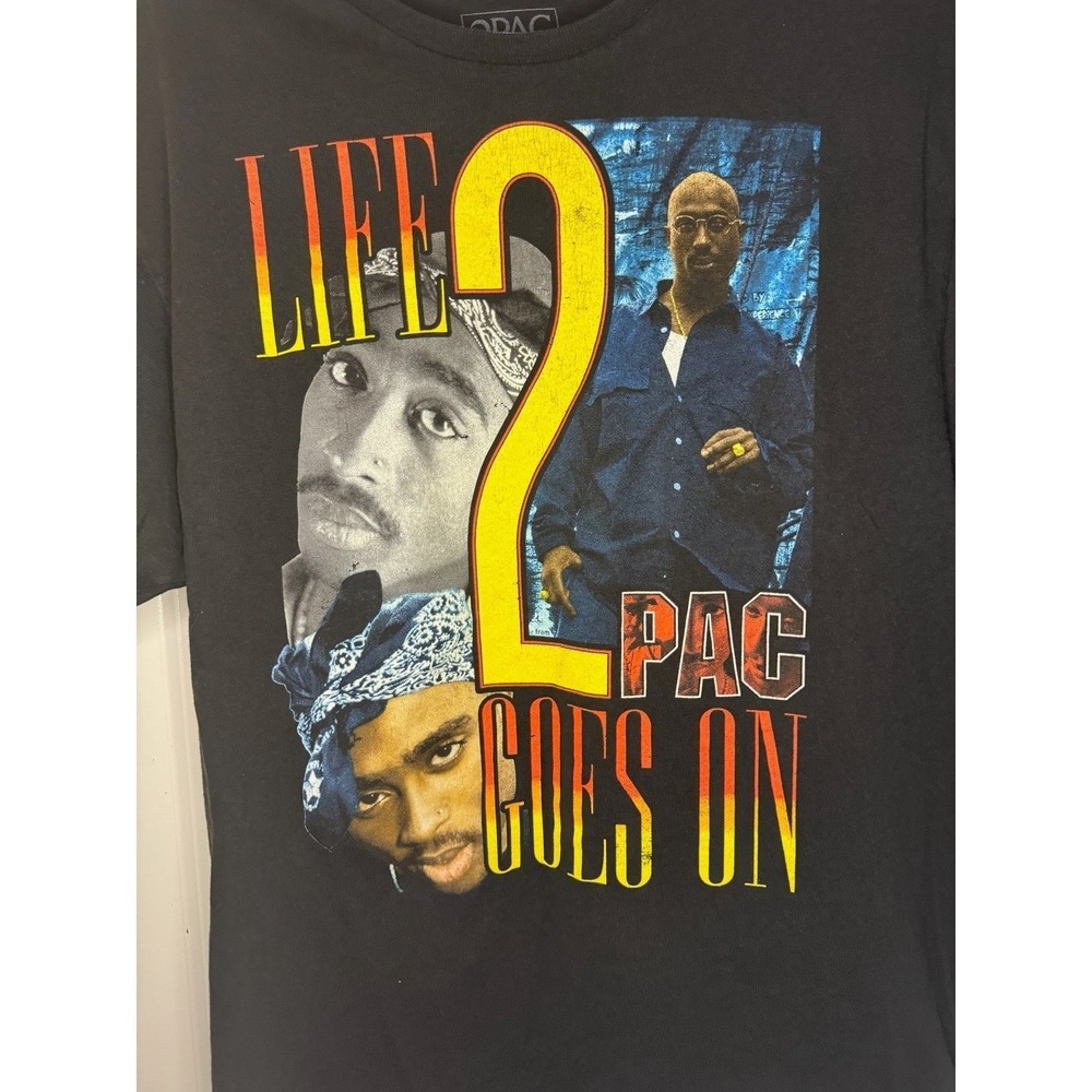 Tupac "Life Goes On" All Over Print Music Rap T-Shirt